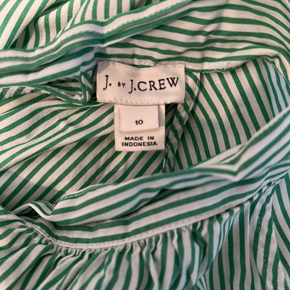 Jcrew striped tie-neck top - Picture 5 of 5